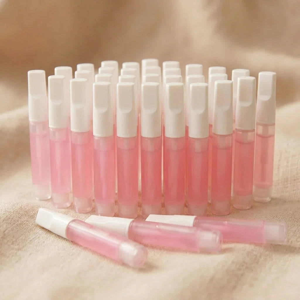 Glow Glue Big Pack 20-pack – många tuber rosa liquid nagellim