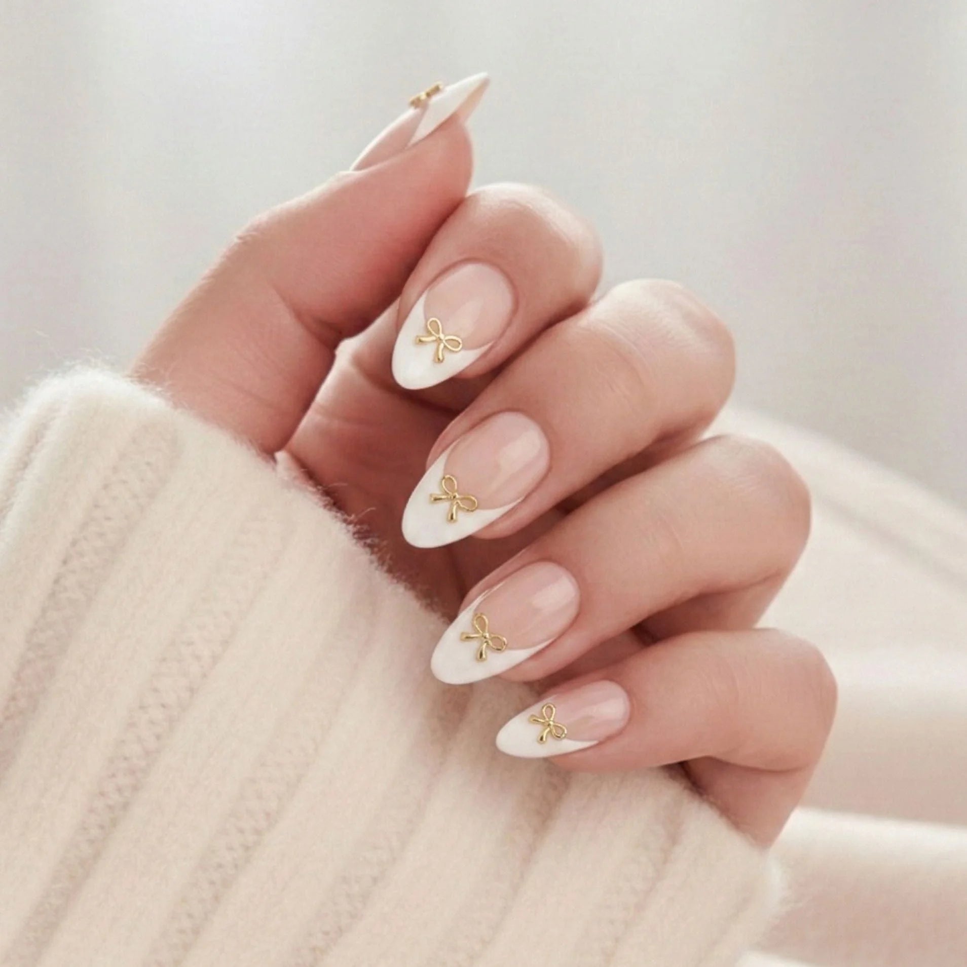Blushing Bow - Press-on naglar | XNails