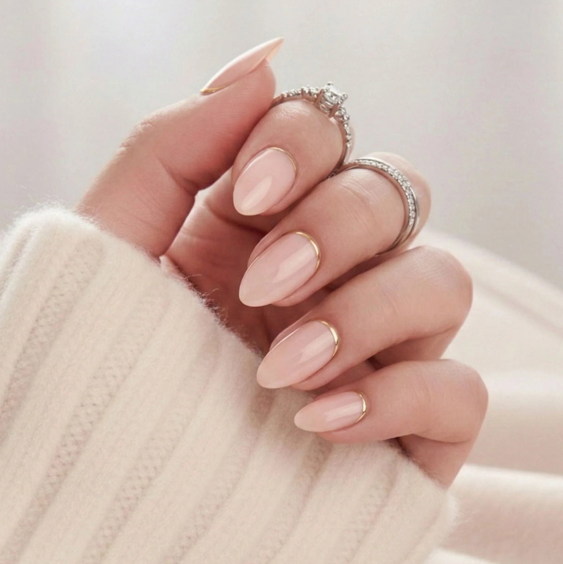 Golden Glimmer - Press-on naglar | XNails