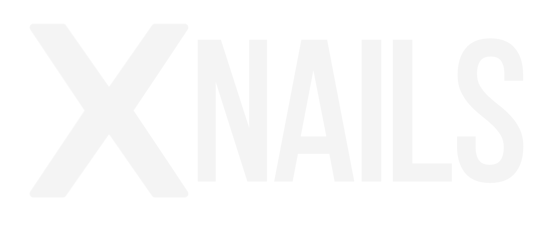 XNails White Logo